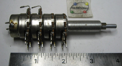 Potentiometer Dual Ganged Concentric SPST 10K 351-9001-001 304-6630 - Used Pull