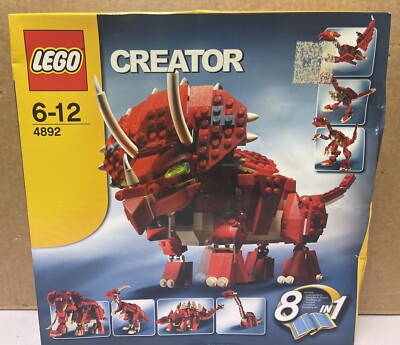 LEGO Creator 4892 prähistorische Macht 3 in 1 Dinosaurier Modell NEU VERSIEGELT 2006