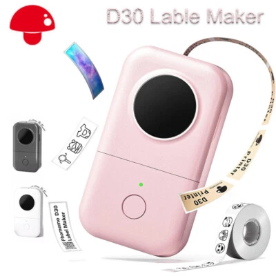 Phomemo D30 Label Maker Machine Portable Mini Bluetooth Thermal Label Printer