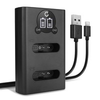 Usb Dual LadegeräT FüR Olympus Stylus Tough TG-3 DoppelladegeräT Ladekabel