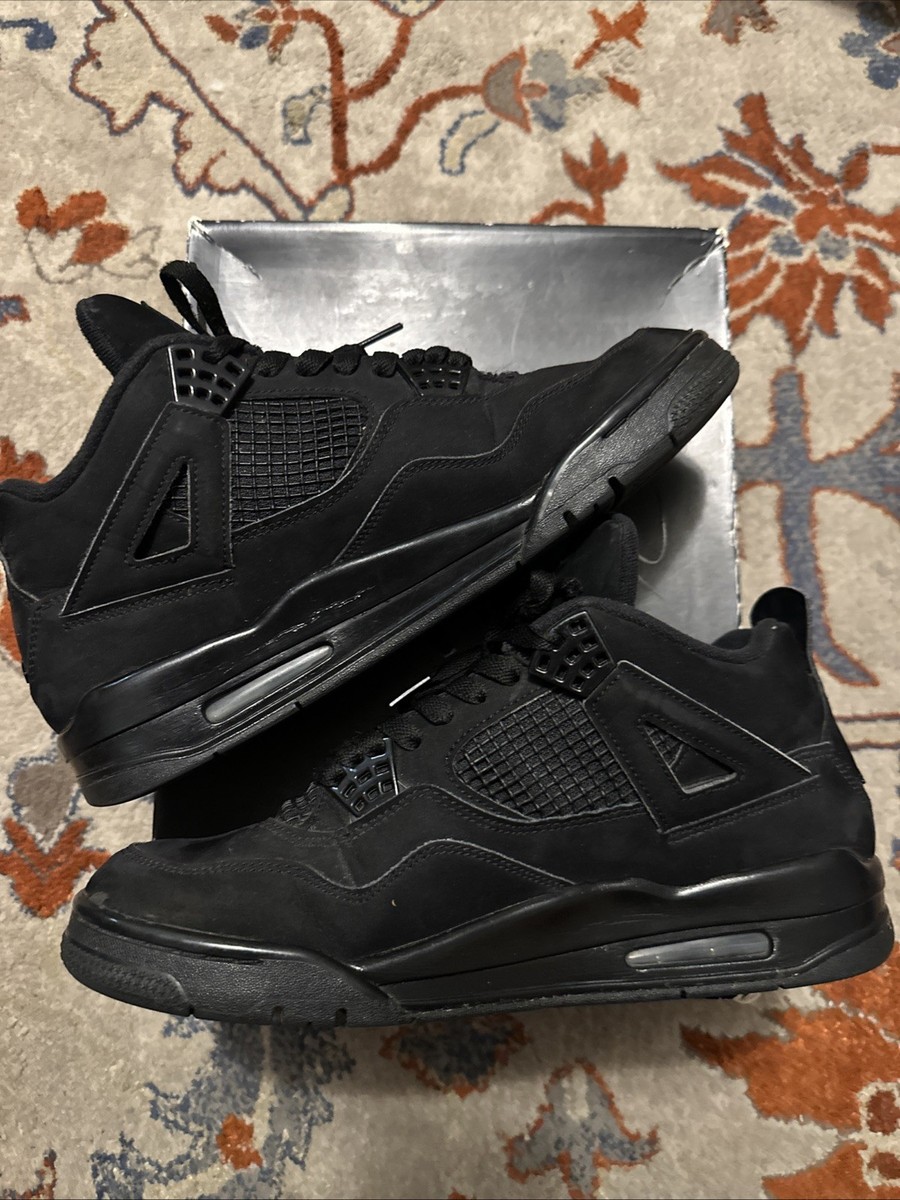 Size 10 - Jordan 4 Retro Mid Black Cat (Preowned) | eBay