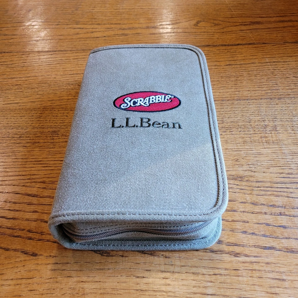 Vintage Exclusive L.L. Bean Scrabble Game Folio Edition Crossword Travel Game  - Image 4 of 4