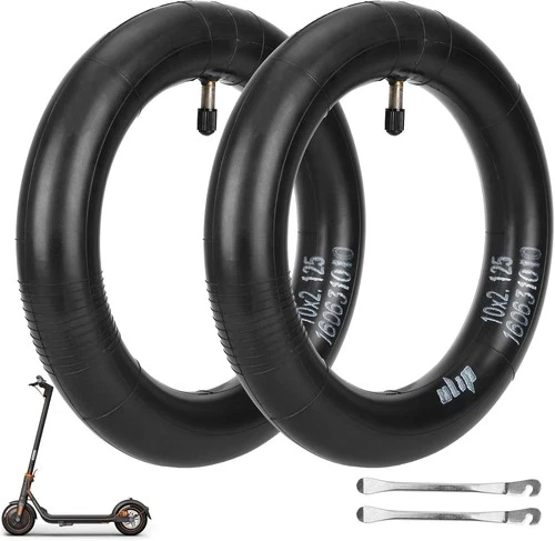 10x2.125 Inner Tubes with Straight Valve for Ninebot F30 F20 F25 F40 Scooter ... - Picture 1 of 5
