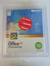 Microsoft Office XP Professional 2002 CD NEW Sealed Retail Full Vers. Word Excel