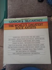 THE SONG OF JOHN LENNON & PAUL MCCARTNEY BY WORLD'S GREATEST ARTISTS 1977 2-LP'S