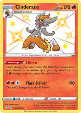 Cinderace SV017/122 Holo NM Shining Fates Shiny Vault Pokemon on eBay
