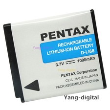 New Original PENTAX D-LI68 Battery For Optio A36 A40 S10 VS20 Q7 Q10 Q-S1 V10