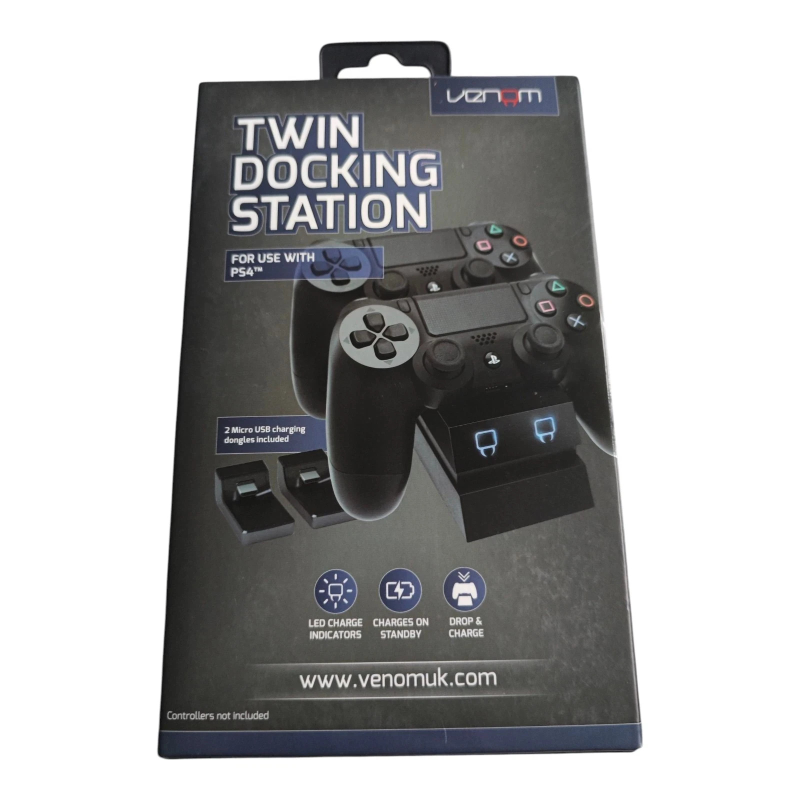 Venom PS4 Twin Charging Dock Compatible with DualShock 4 Controllers