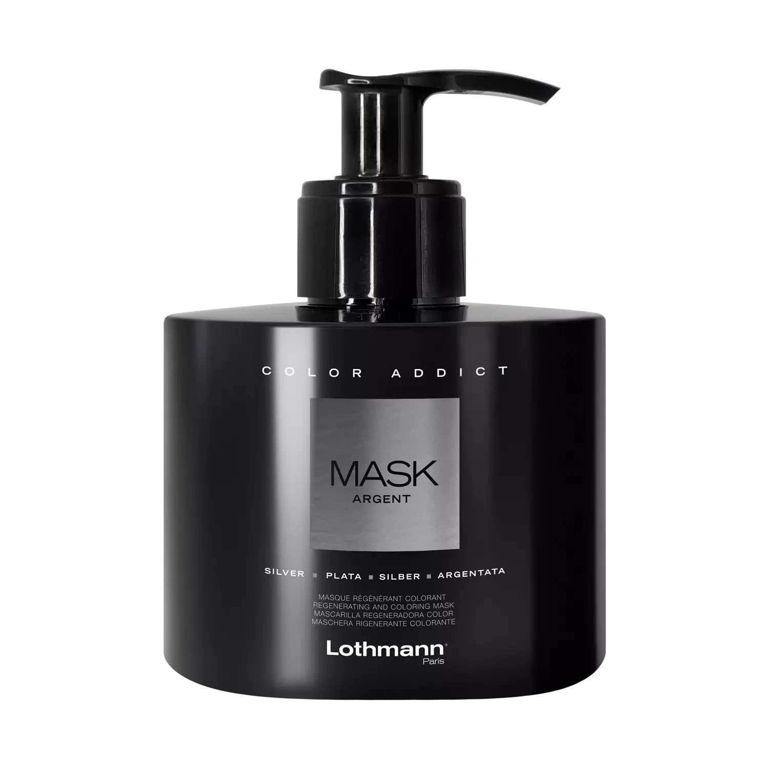 Masque colorant argent Lothmann Paris soin cheveux blonds décolorés 250ml