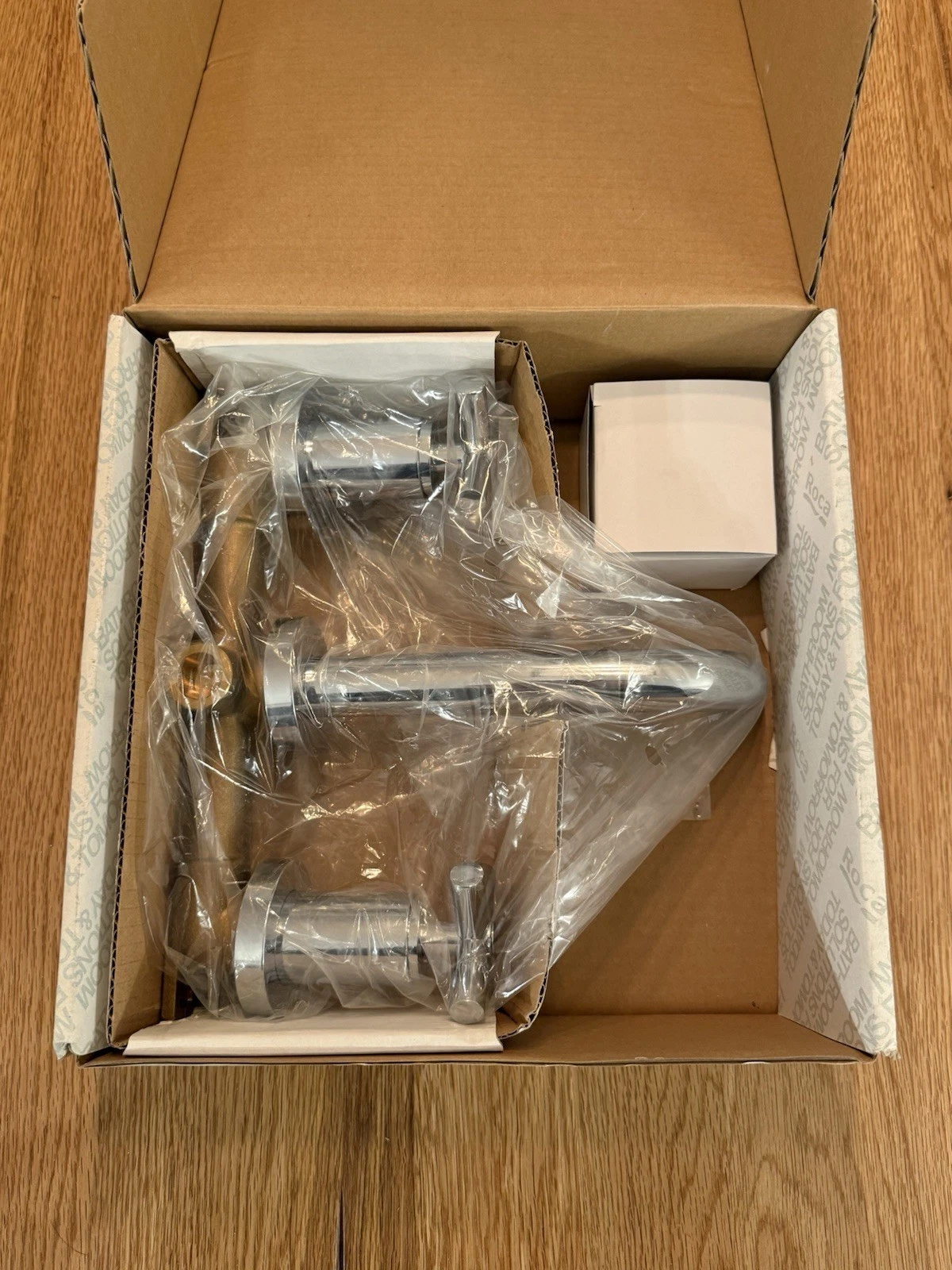 Roca Loft 5A4743C00 3 Hole Wall Mounted Basin Mixer Tap Chrome - New Boxed 3