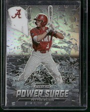 2021 Panini Prizm Draft Picks #PS-PW Peyton Wilson Power Surge Silver Prizm