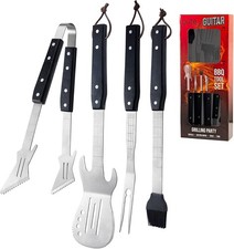 Gifts Men BBQ Grilling Set 4-Piece Heavy Duty Stainless Steel Barbeque Tools
