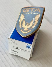 Nos Gm Firebird Trans Am Gta Front Bumper Fascia Emblem 1987 1988 1989 1990 Oem