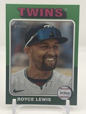 2024 Topps Heritage High Number - Royce Lewis #577 Green Border