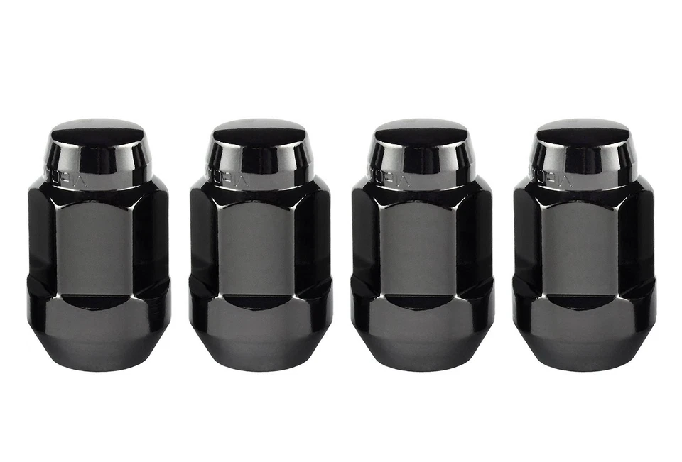 4 tuercas de rueda universales MCGARD 1/2-20 rosca abultada cono asiento 3/4 hexagonal NEGRO Foto 3 de 4