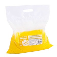 Bunte aromatisierte Zuckerwatte, gelber Zitronengeschmack, 5 kg