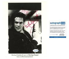 Michael Dudikoff "Moving Target" AUTOGARPH Signed Autographed 8x10 Photo ACOA