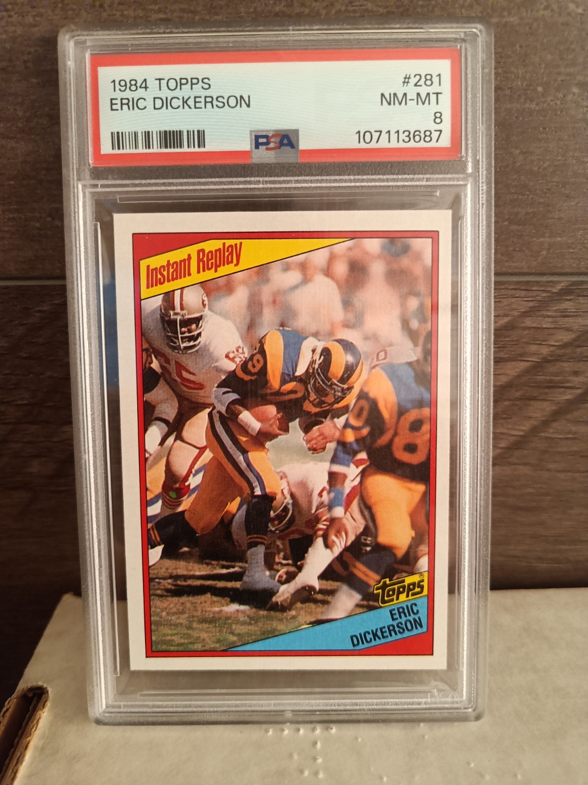 1984 Topps - Eric Dickerson #281 PSA 8