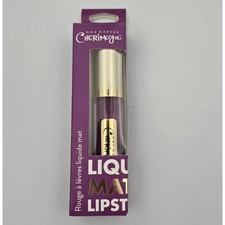 Cherimoya Liquid Matte Lipstick Velvet Queen Deep Grape NEW