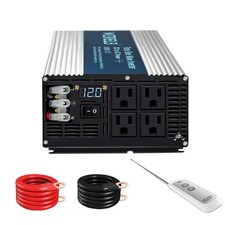 WZRELB 5000W 12VDC to 120VAC Pure Sine Wave Power Inverter RV car remote solar