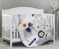 Zoo Sports 3 Pcs Nursery Bedding