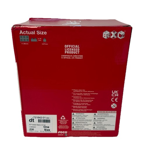 Mini BRXLZ Anfield Stadium - Liverpool FC Football Club (New & Sealed) - Bild 2 von 4