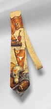 NWT Texas Longhorns Football Men's Designer Silk Necktie Tie