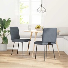 Sillas de comedor giratorias 6 uds terciopelo gris claro vidaXL