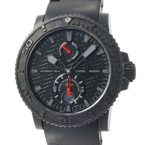 Ulysse Nardin Maxi Marine Diver Black Ocean 26338LE3 watch men TO194171 - Picture 1 of 6