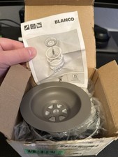 Blanco 203441: Color-Coordinated Metal Basket Strainers - Volcano Gray