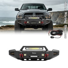 For Dodge Ram 2500 3500 2003 2004 2005 Front Bumper Wwinch Plate Led Lights