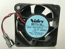 1PC Nidec 6025 D06A-12TS1 01 DC12V 0.21A 6CM 60 60 25MM inverter cooling fan