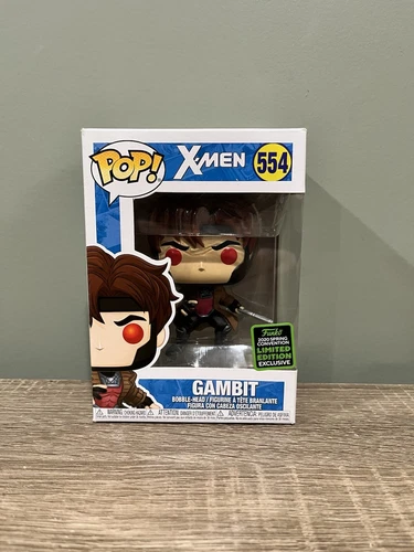 Funko Pop X-Men Gambit 2020 ECCC Spring Convention Exclusive Vinyl Figure #554