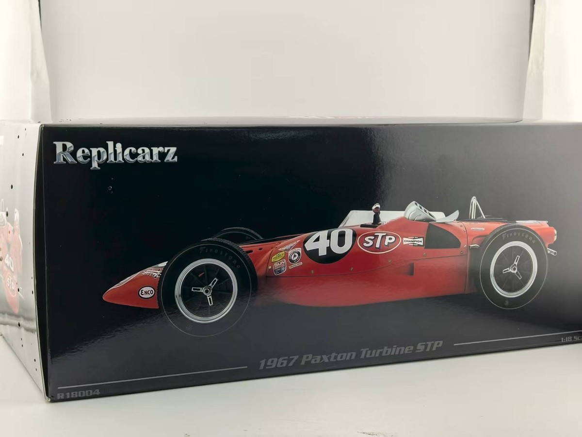 Replicarz 1/18 STP Paxton Turbocar 40 P. Jones 1967 Indy 500- | eBay