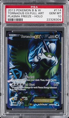 2013 POKEMON B&W PLASMA FREEZE #114 FULL ART/TORNADUS EX PSA 10 | eBay