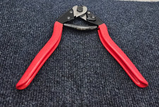 Muzata Heavy Duty Cable Cutter Tool Industrial Use Red Grip For Up To 5/32"