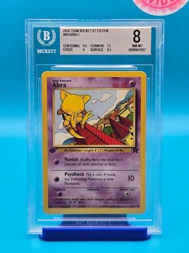 Abra (1st Edition) graded BGS 8 for sale on eBay
