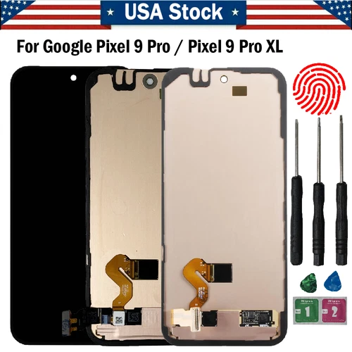 For Google Pixel 9 Pro / Pixel 9 Pro XL LCD Display Touch Screen Digitizer+Frame