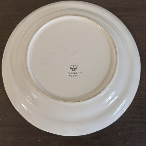 Pfaltzgraff White Happy Birthday Dessert Platter Plate Cake Birthday Party - Picture 3 of 5