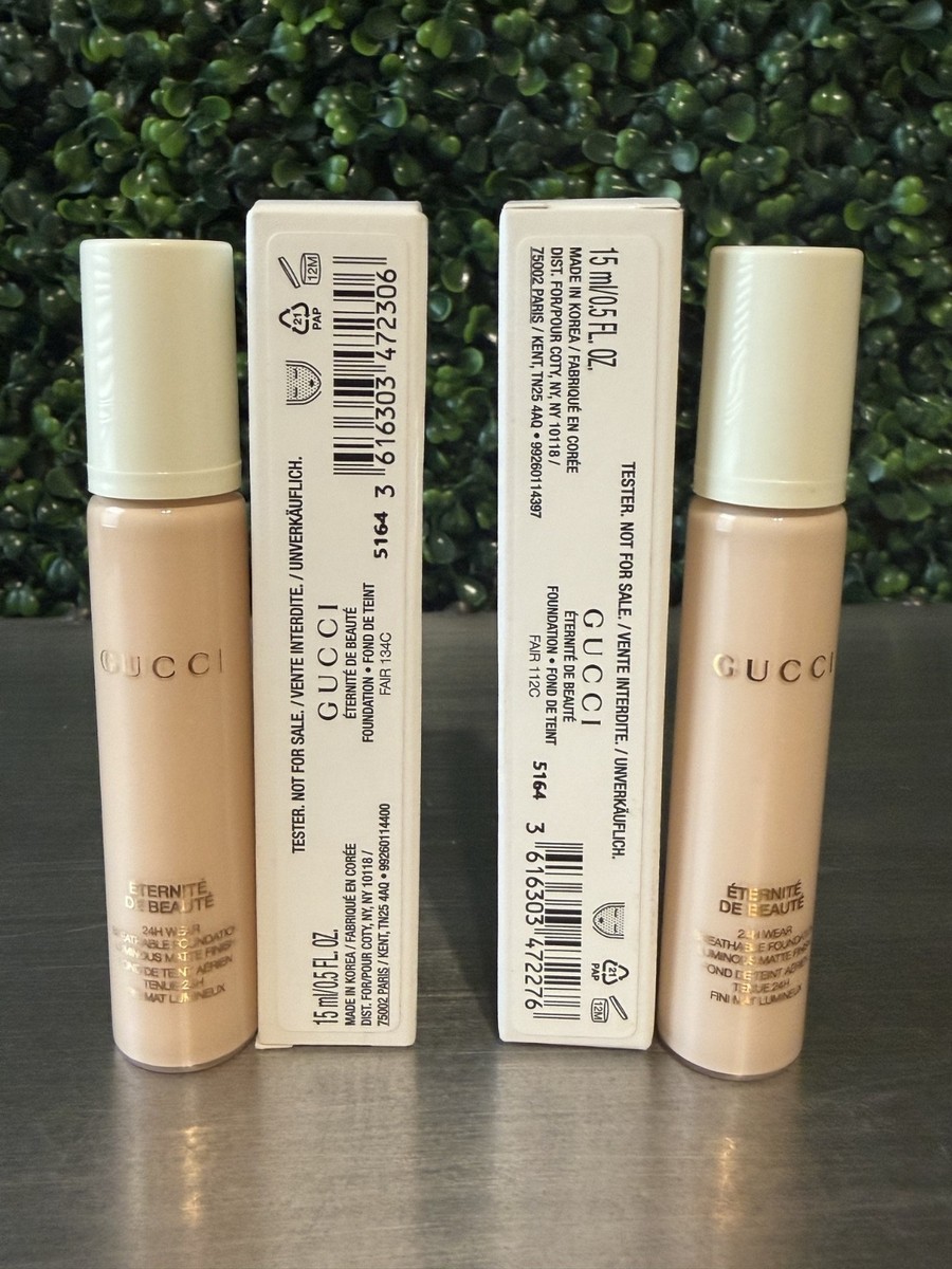 NWB- Gucci Éternité de Beauté Foundation Tester 15ml-Fair 134C | eBay