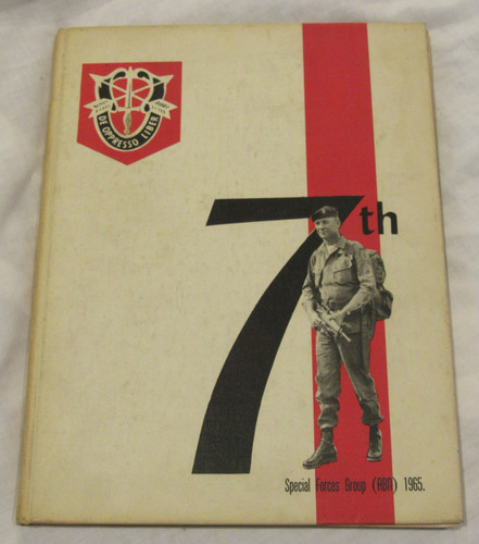 7th Special Forces Group (ABN) Airborne 1965 Yearbook Vietnam Era Green Beret