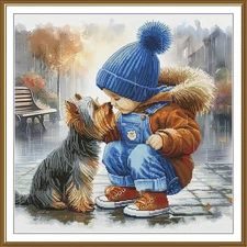 Creative Сross Stitch Embroidery Kit "A rain kiss" Nova Sloboda