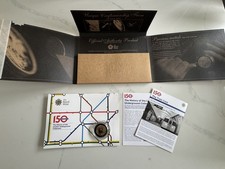 2013 LONDON UNDERGROUND TRAIN TWO POUND COIN BU BRILLIANT UNCIRCULATED PACK