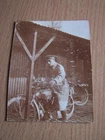 WW1 Military Motorcycles Vintage Photo Soldier in Uniform Despatch Rider