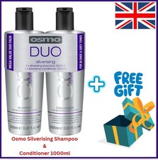 Osmo Silverising 1L Shampoo & Conditioner Set with Free Gift-Tone Blonde Hair