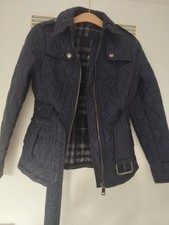 Damen Steppjacke S blau kurz Reißverschluss ...