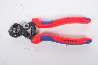 Knipex 160mm Wire Rope Cutters or Bowden Balustrade Cable Shears 95 62 160