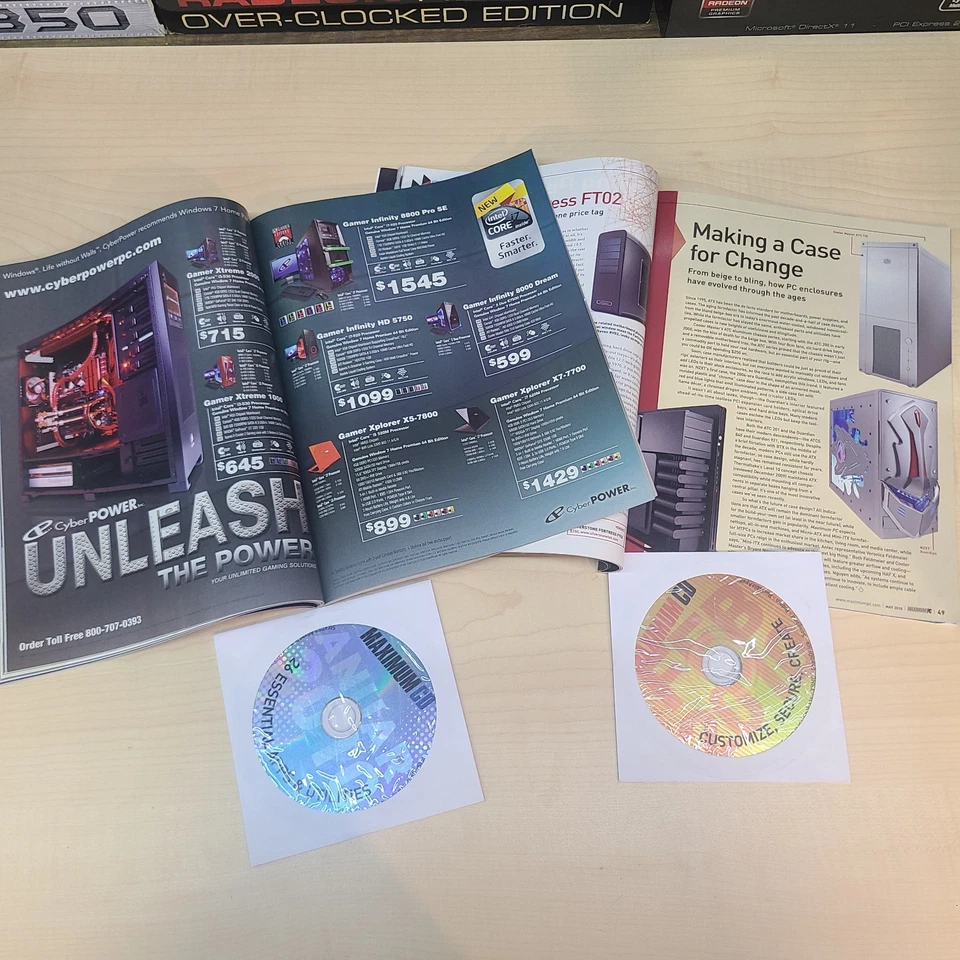 Maximum PC Magazine Lot of 2 Issues March May 2010 - Image 2 of 3