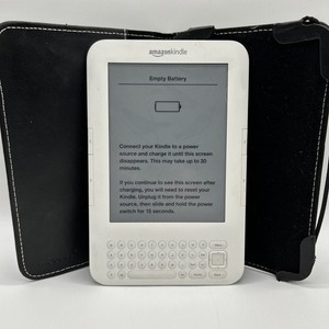 Amazon Kindle Keyboard Wi-Fi 6" 4GB #D00901 3rd Generation White - No Charger