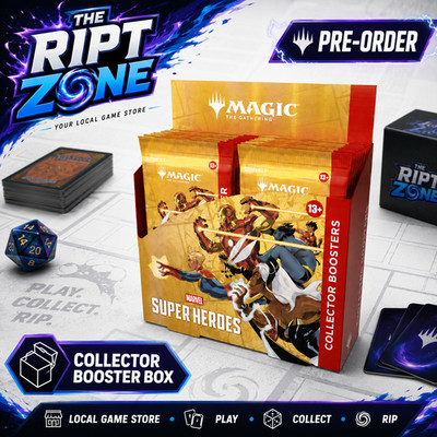 Collector Booster Box Marvel Super Heroes MSH MTG 6/19 Sealed Magic Gathering